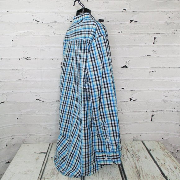Nautica Career Casual Cotton Plaid Shirt - Picture 2 of 6